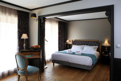 Foto de la Suite Prestige Terrasse Hotel Villa-Lamartine en Arcachon
