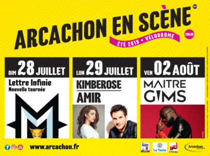Le programme des concerts de cet été au Vélodrome d'Arcachon ! 