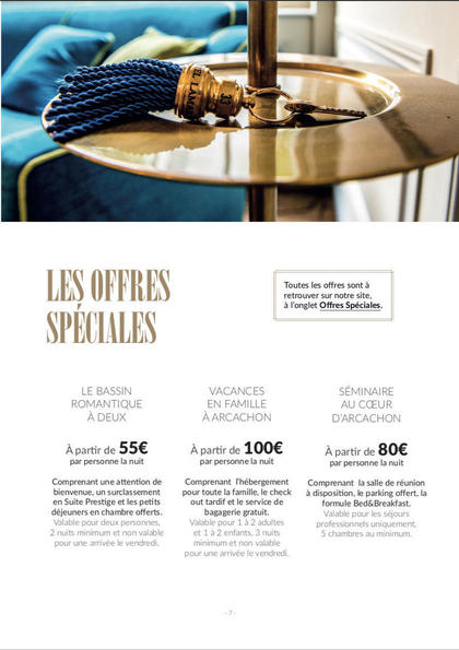 Dossier de Presse 2017 - Hôtel Villa-Lamartine Arcachon - Page 6