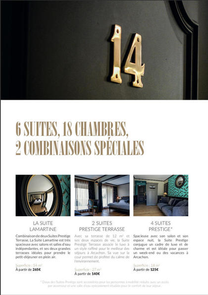 Dossier de Presse 2017 - Hôtel Villa-Lamartine Arcachon - Page 7