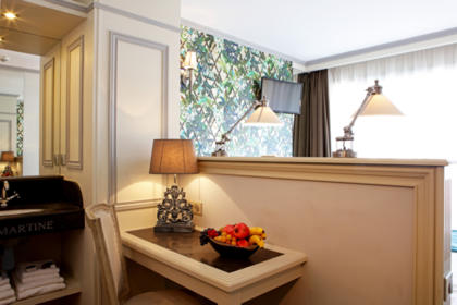 Chambre Tradition de l'Hôtel Villa-Lamartine - Votre Hôtel de Charme 3 étoiles sur Arcachon