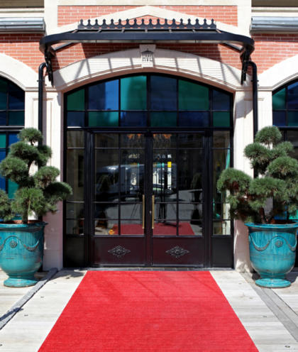 Lobby of the Hôtel Villa-Lamartine in Arcachon City Center